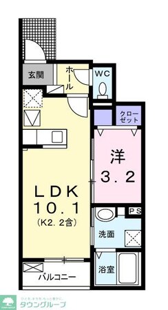 ラ・シモーヌ・メゾン MHの物件間取画像